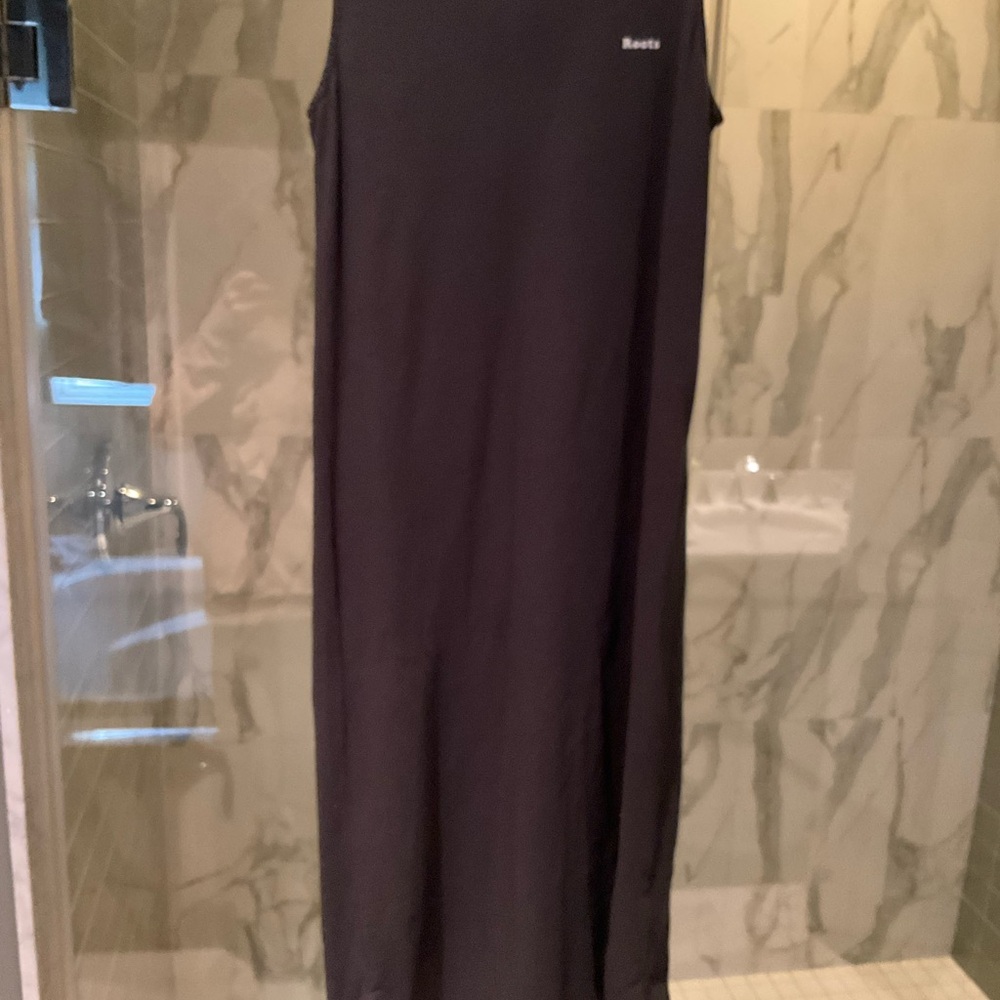 Roots Charcoal Gray Knit dress long